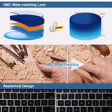 1.61 Single Vision Aspheric Optical Eyeglasses Lenses Prescription Lens Spectacles Frame AR Coating and Anti-Scratch Resistant