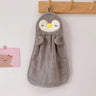 Hand Towels Bathroom Microfiber Towel Baby Wipes Extra Thick Coral Velvet Handkerchief Children's Cartoon Animal Absorbent Towel