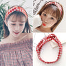 Cross elastic headband chiffon silk headband ladies headband hair accessory sports face wash