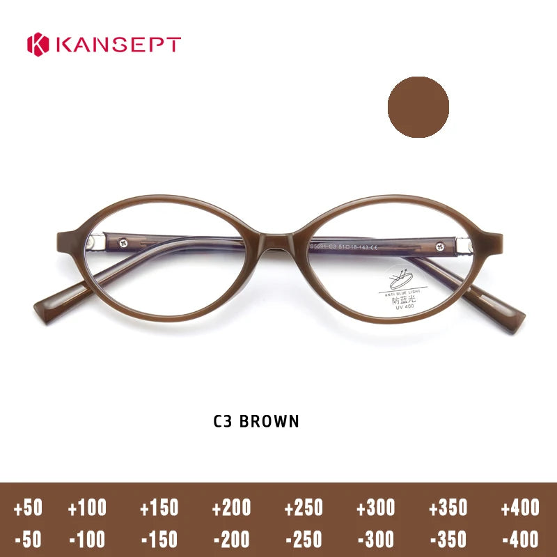 KANSEPT women's eyeglass frame optical lenses grade glasses Prescription for eyepieces in trend anti-glare lenses and blue light