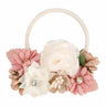 Handmade Flower Elastics Hair Ties For Kids Girls Stretchy Rubber Hairband Slim Headband Scrunchies Ponytail Holder Ring Loop