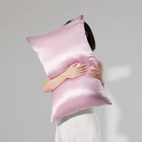 Luxury 4PCS/LOT 2 Pillowcase Hair Scrunchie Night Hat Set Fashion Imitation Silk Satin Pillowcase Sleep Set tool Silkly Cap