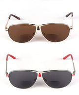 Double Lens Sunglasses and Reading Glasses Dual Function Glasses Metal Eyeglass Frame Sunglasses