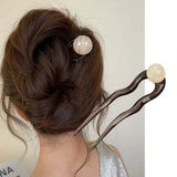 Retro S Shape Ponytail Twist Hair Clips New Fashion Multi-colour Twisted Hollow Out Shark Clips Headdress Hair Accessories Gift