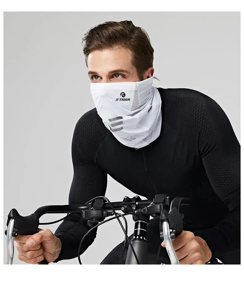 X-TIGER Cycling Face Mask Absorb Sweat Breathable Fishing Training Sport Face Scarf Neck Gaiter Summer Face Bandana