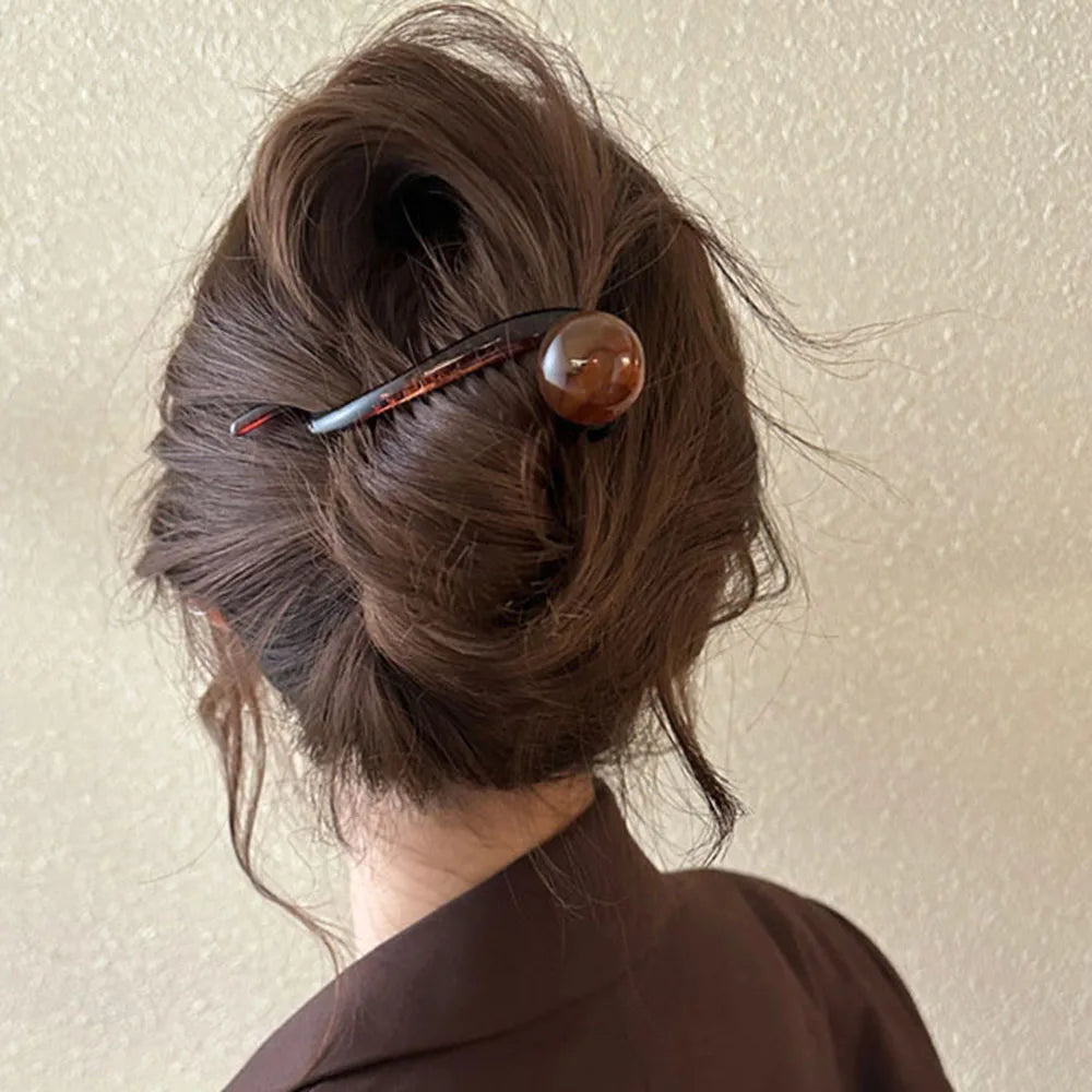 Retro S Shape Ponytail Twist Hair Clips New Fashion Multi-colour Twisted Hollow Out Shark Clips Headdress Hair Accessories Gift