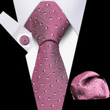 Men Neckties Tie Classic Handkerchiefs Plaid Necktie Cufflinks For Men Blouse Business Wedding Accessories Woman Collar Man Gift
