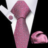 Men Neckties Tie Classic Handkerchiefs Plaid Necktie Cufflinks For Men Blouse Business Wedding Accessories Woman Collar Man Gift