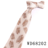 New Wedding Ties For Men Women Business Woven Floral Striped Neck Tie For Party Adult Suit Neckties For Groomsmen Gifts