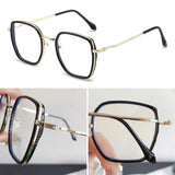 Blue Ray Blocking Anti-Blue Light Glasses Eye Protection PC Square Eyeglasses Ultralight Optical Spectacle Eyeglass Office