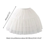 Lolita Adjustable Petticoat Black or White Short Petticoats for Wedding Lolita  Cosplay Woman Girl Dress Underskirt