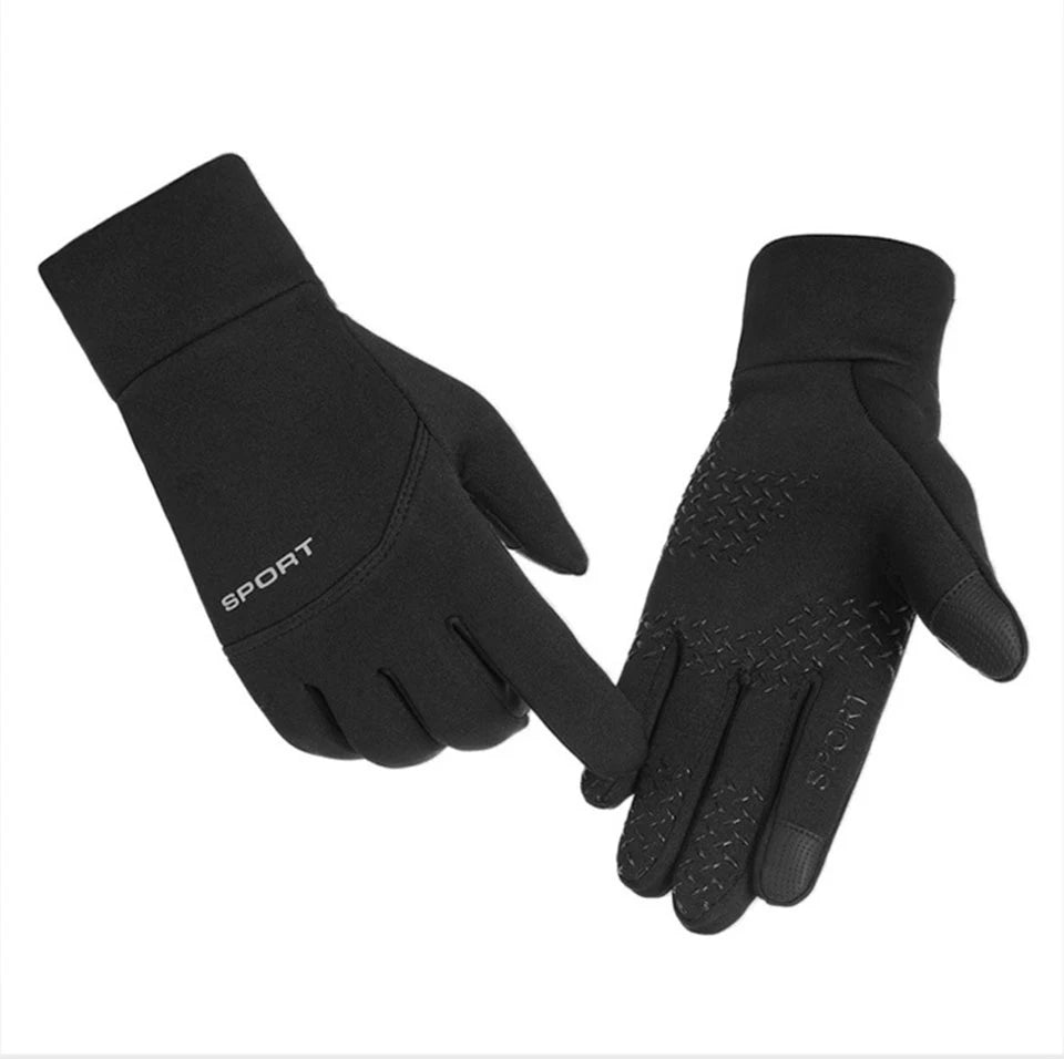 LOOGDEEL Skiing Gloves Waterproof Windproof Winter Cycling Running Ski Warmth Sports Gloves Touch Screen Full Fingers Non-Slip