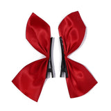 2pcs Black White Ribbon Hair Bows Clips Vintage Bowknot Side Hairpin Cute Girls Barrettes Headdress Hair Accessories for Women