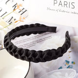 Braided Headband Women Girls Elastic Hairbands Non-slip Fashion Weaving Hair Hoop Bands Female Bezel Hair Accessories Headwear