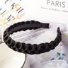 Braided Headband Women Girls Elastic Hairbands Non-slip Fashion Weaving Hair Hoop Bands Female Bezel Hair Accessories Headwear