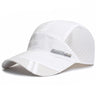 Mesh Baseball Hat Summer Men Women Sunhat With Visor Breathable Quick-Dry Outdoor Fishing Hiking Running Sports Cap Fashion