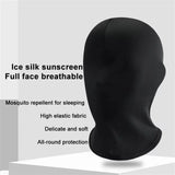 Cosplay Black No Hole Spandex Head Cover Hat Women Men Simulate CS Balaclava Cap Sun Uv Protection Bike Motorcycle Ski Mask