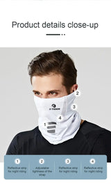X-TIGER Cycling Face Mask Absorb Sweat Breathable Fishing Training Sport Face Scarf Neck Gaiter Summer Face Bandana