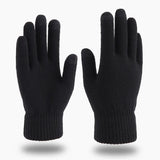 New Winter Men Knitted Gloves Touchscreen High Quality Male Mitten Thicken Warm Wool Cashmere Solid Women Business Gloves Autumn