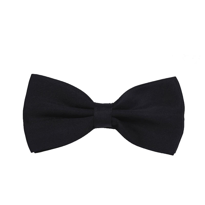 Men Bowties Classic Satin Bowtie Hot Sale Gentleman Necktie For Wedding Party Adjustable Solid Colorful Men Bow Ties Neck Cravat