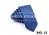 Slim Ties For Men Women Skinny Striped Plaid Paisley 5cm Necktie Casual Wear For Party Wedding Narrow Collar Male Tie Accessorie