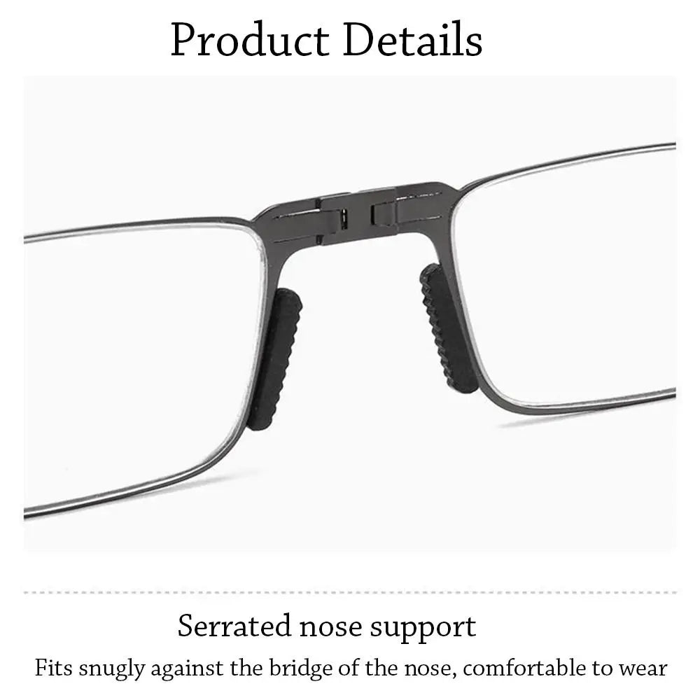 Blue Ray Blocking Anti-Blue Light Reading Glasses Portable With Glasses Bag Hyperopia Glasses Eye Protection Folding