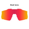 KE9022 Full Red Blue Green Polarized Lens Photochromic Replacement Lenses Cycling Bicycle Sun Glasses Eyewear frame Suitable