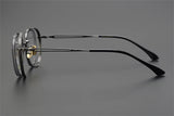 Exquisite Titanium Handmade Glasses Frame Mens Women Retro Square Spectacle Frames Eyeglasses Japanese Design Oval Round Eyewear