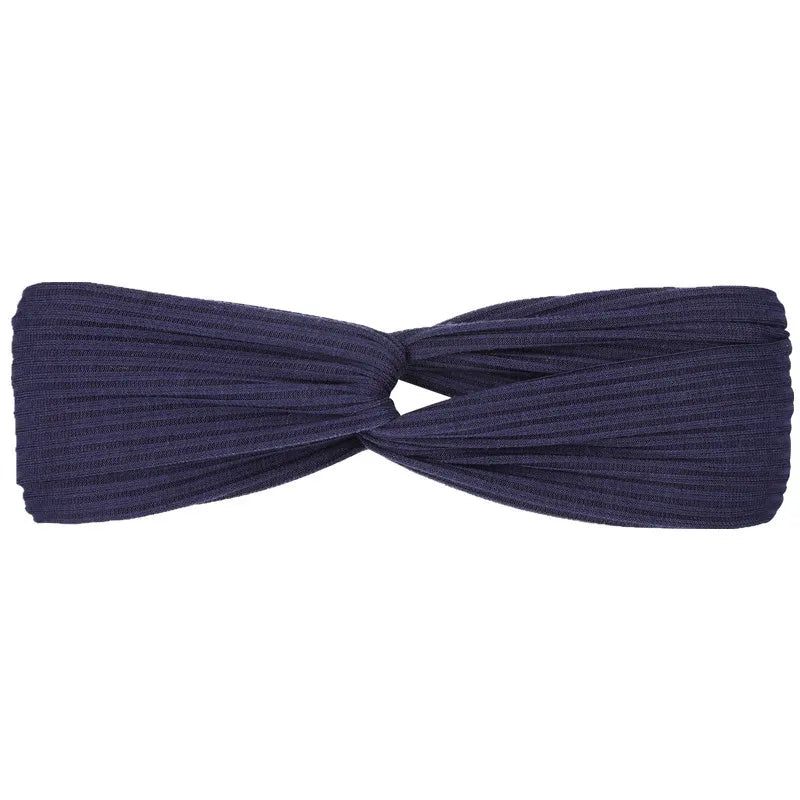 Headbands For Women Girls Top Knot Stretchy Headband Boho Twisted Criss Cross Hair Bands Knitted Cotton Turban Hair Accessories
