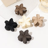 5 Pcs 4CM Flower Clip, Back of Head Plate Hair Clip Shark Clip for Women and Girls