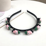 Braided Hair Bands for Girls Hair Hoop Headwear Female Flower Love Fruit Headwear Women New Fashion Hair Accessories