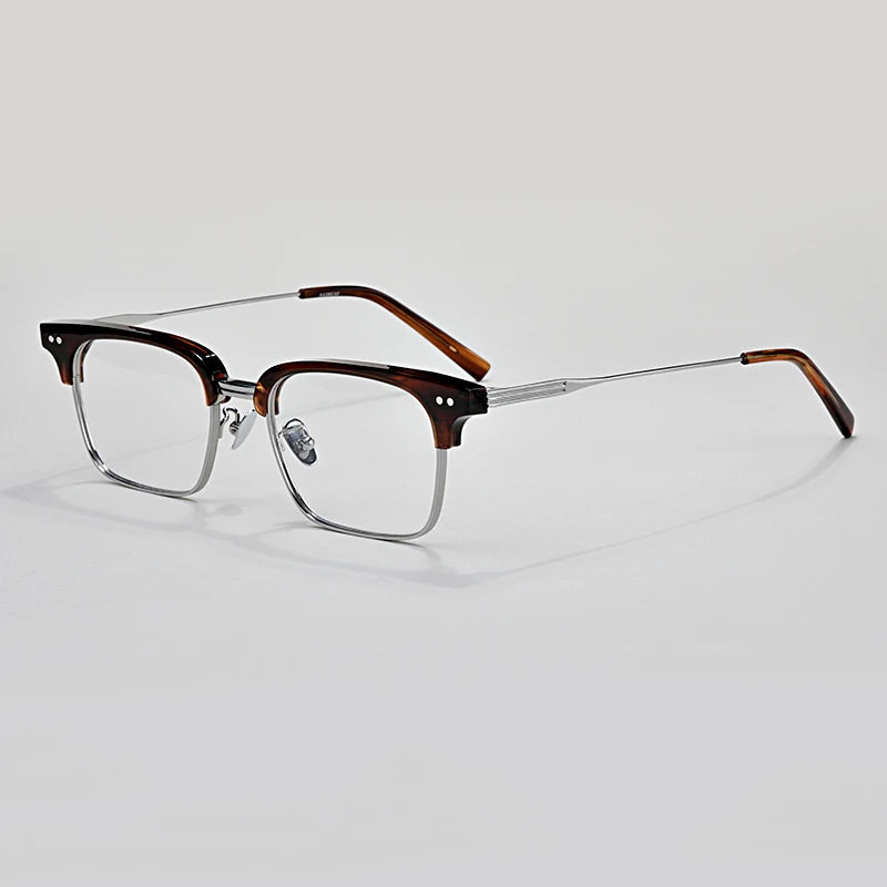 2024 new Italian imported titanium eyeglasses frame star the same fashion VENUS men reading myopia presbyopia optical glasses