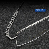 High Quality Men Pure Titanium Half-Rim Glasses Frame Ultra-Light Comfortable Business Myopia Prescription Glasses Frame