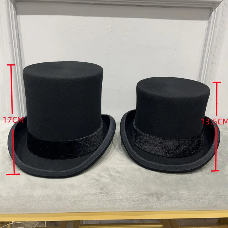 British wind in Europe and the gentleman cap stage performance top hat retro fashion and personality President hat cap