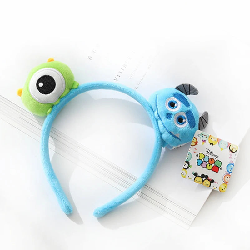 Mickey Minnie Ears Headband Cartoon Animal Plush EARS COSTUME Hallowmas Headband Cosplay Plush Gift Doll Girls Party Hair band