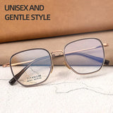 High Quality Ultralight Pure Titanium Glasses Frame for Men and Women Fashionable Retro Eyeglasses Optical Prescription Eyewear