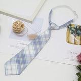 Ladies JK Ties Women Striped Neck Tie Girls Japanese Style for Jk Uniform Ties Cute Necktie Plaid Uniform School Accessories