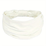 Wide Headbands For Women Non Slip Soft Elastic Hair Bands Yoga Running Sports Workout Gym Head Wraps Turbans Bandana
