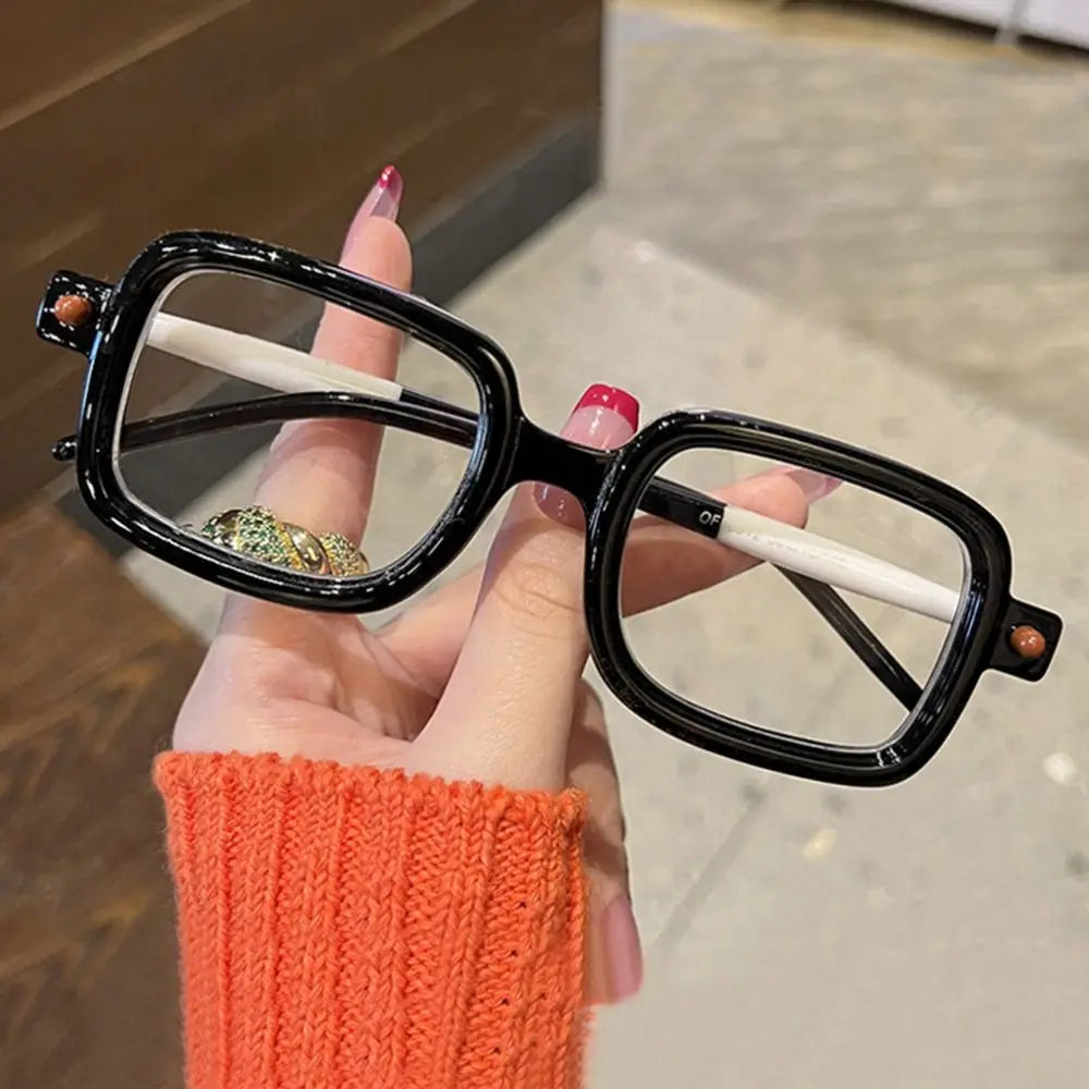 Blue Ray Blocking Anti-Blue Light Reading Glasses Eye Protection Ultralight Hyperopia Glasses Board Square Eyeglasses Office