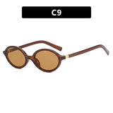 Oval Small Frame Retro Female Korean Plain Glasses Anti-blue Light Eyeglasses Eye Protection Ladies Optical Spectacle Eyeglass