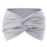 Women Solid Color Super Wide Headband Twisted Criss Cross Elastic Hairband Yoga Running Sports Non Slip Sweat Hair Accessories