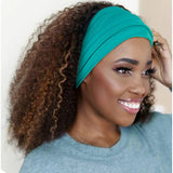 Women Sport Headbands African Wide Hair Wrap Turban Twist Headband for Women Workout Stretch Non-slip Sweatband Hairbands