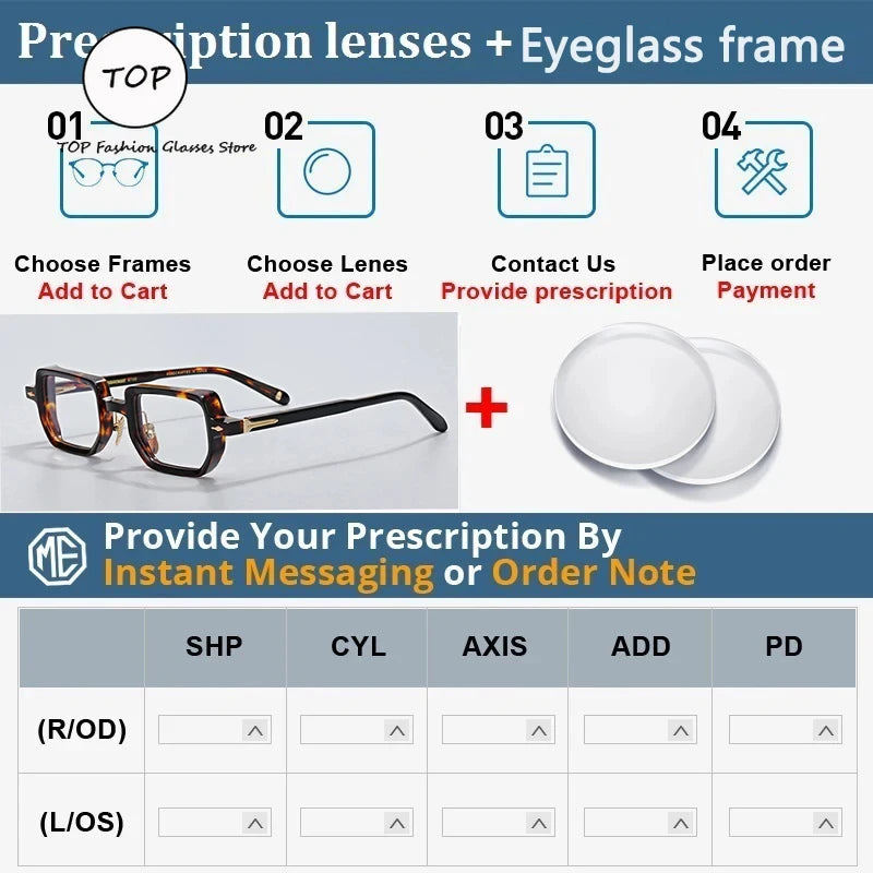 Fashionable and Simple Frameless Titanium Alloy Business Men's Glasses Personalized High-quality Women's Frames Suitable  Myopia