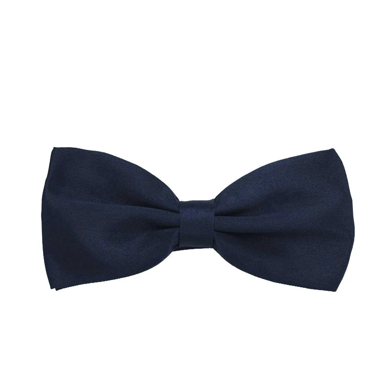 Men Bowties Classic Satin Bowtie Hot Sale Gentleman Necktie For Wedding Party Adjustable Solid Colorful Men Bow Ties Neck Cravat