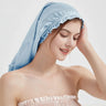 Natural Silk Long Turban Thick Hair Bonnet Night Cap Turban For Sleeping Curly Hair Silk Bonnet For Sleep Elastic Silk Hair Wrap