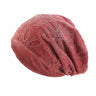Women Men Sleeping Hat Baggy Beanie Satin Lined Night Unisex Sleep Cap Hair Care Bonnet Hair Loss Nightcap Pullover Hat Headwear