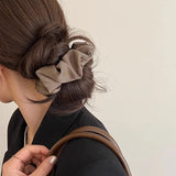 1pcs Women Silk Satin Scrunchies Korean Ladies Girls Korean Elastics Hair Band Ponytail Hold Hair Tie Satin Hair Accessories