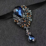 New Luxury Rhinestone Bow Tie High-end Gift Men and Women's Fashion Korean British Business Banquet Bowtie Men's Wedding Jewelry