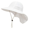 Spring Summer Baby Hat Beach Sun Protection Neck Kids Bucket Hats for Girls Boys Adjustable Children Cap Baby Accessories 6M-6Y