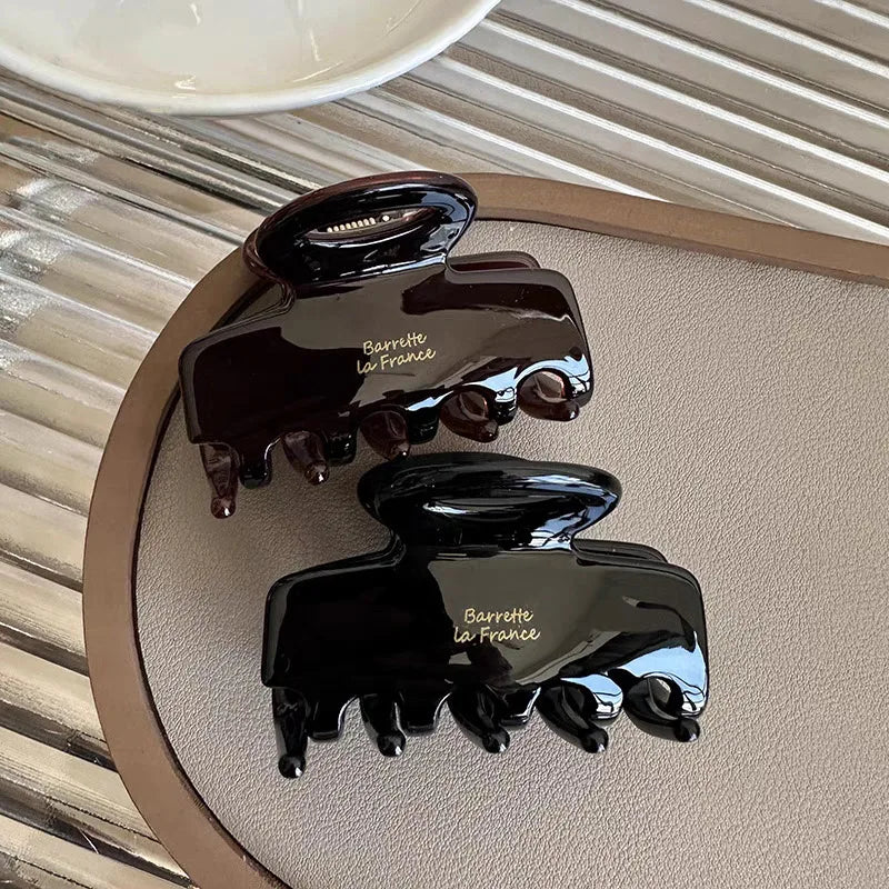 Acrylic Hair Jaw Clips Medium Hair Claw Clamps Spring Color Hair Grips Strong Hold Ponytail Holder Non Slip Hair Accessories